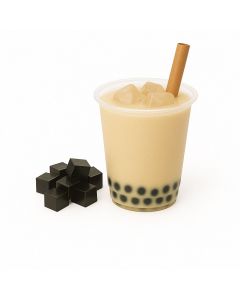 Grass Jelly Bubble Tea