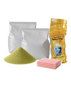 At Home Green Tea Latte Boba Kit